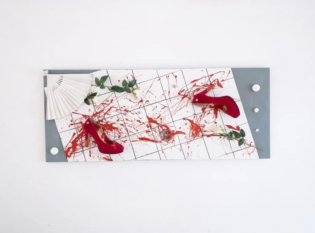 The unbearable beauty of heartbreak · 2021 · 122×50 cm