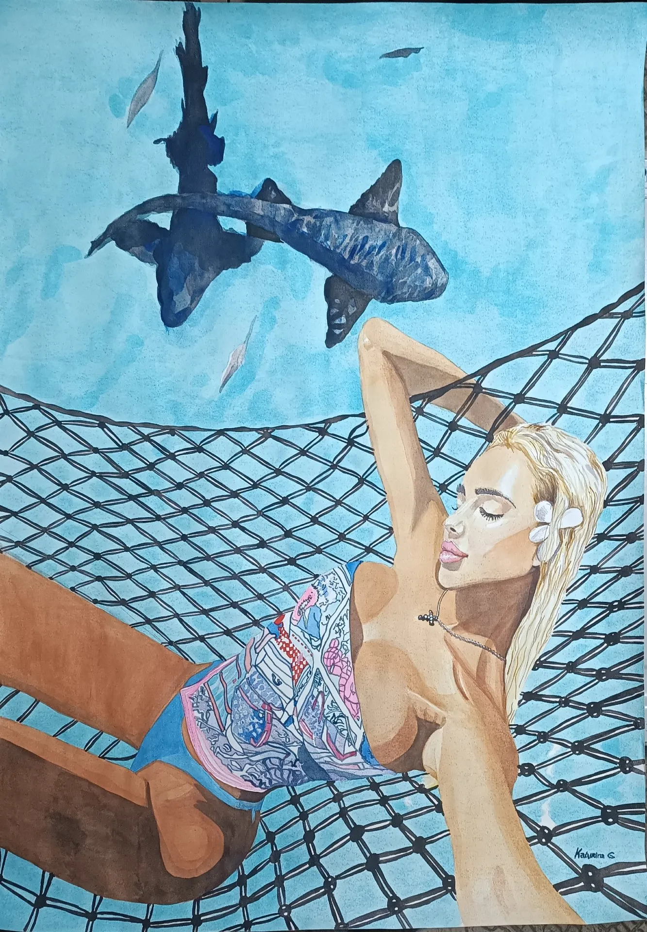 Maldives Love 7 · 2024 · 70×90 cm