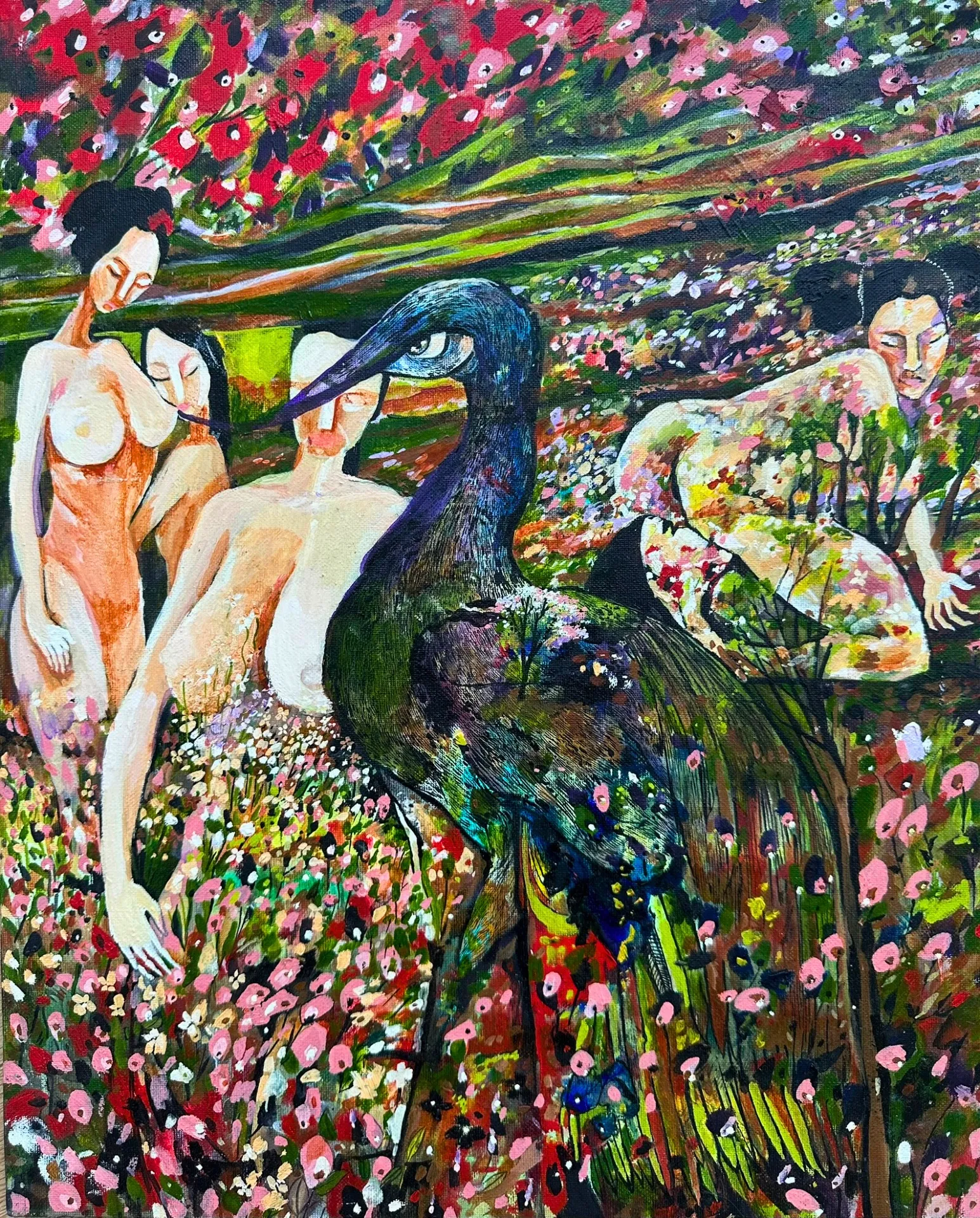 Secret behind the peacock