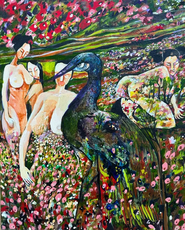 Secret behind the peacock