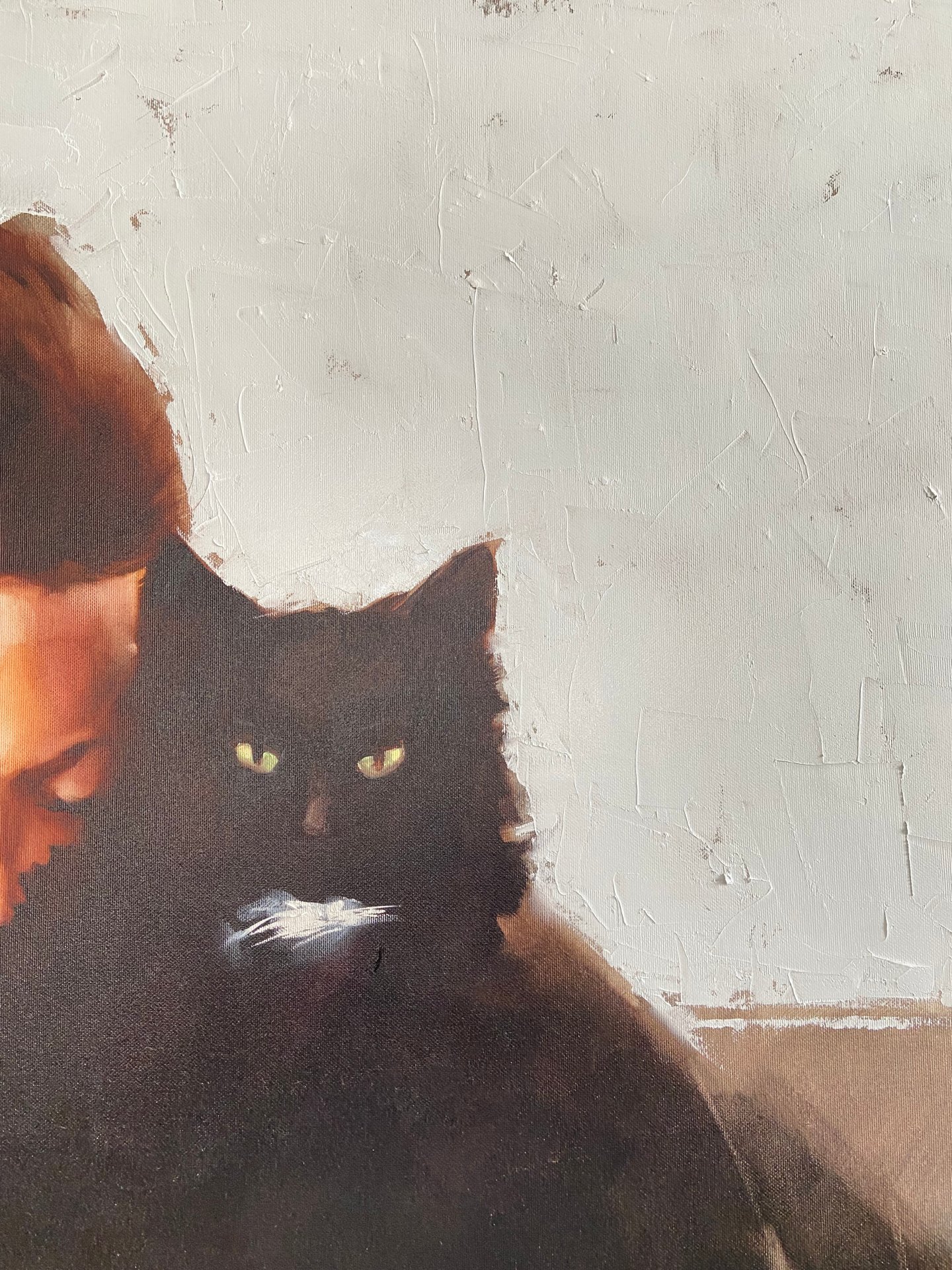 A sad portrait.