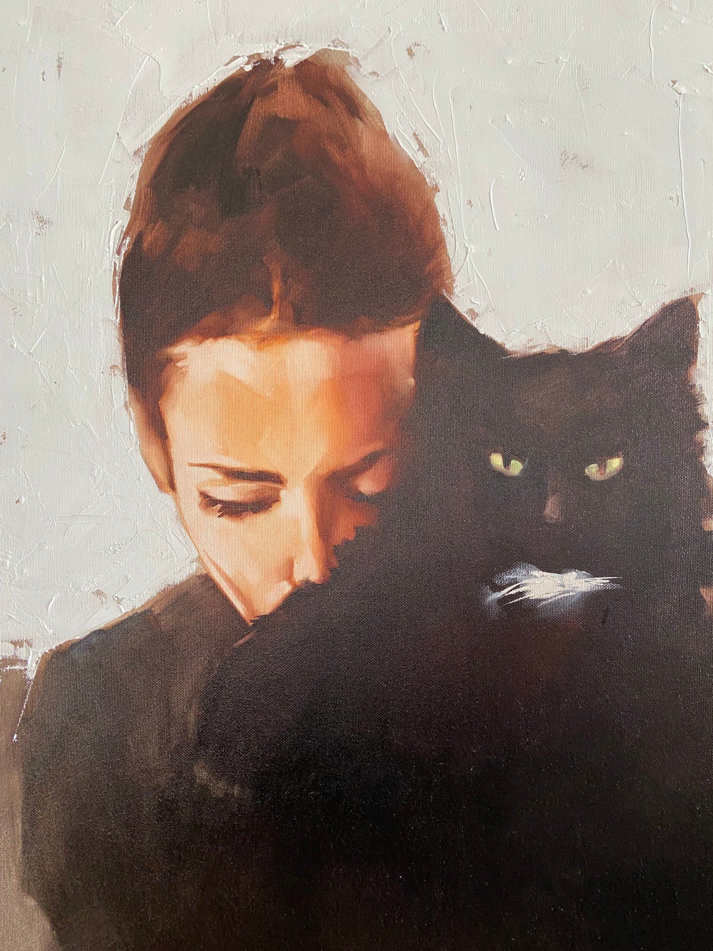 A sad portrait.