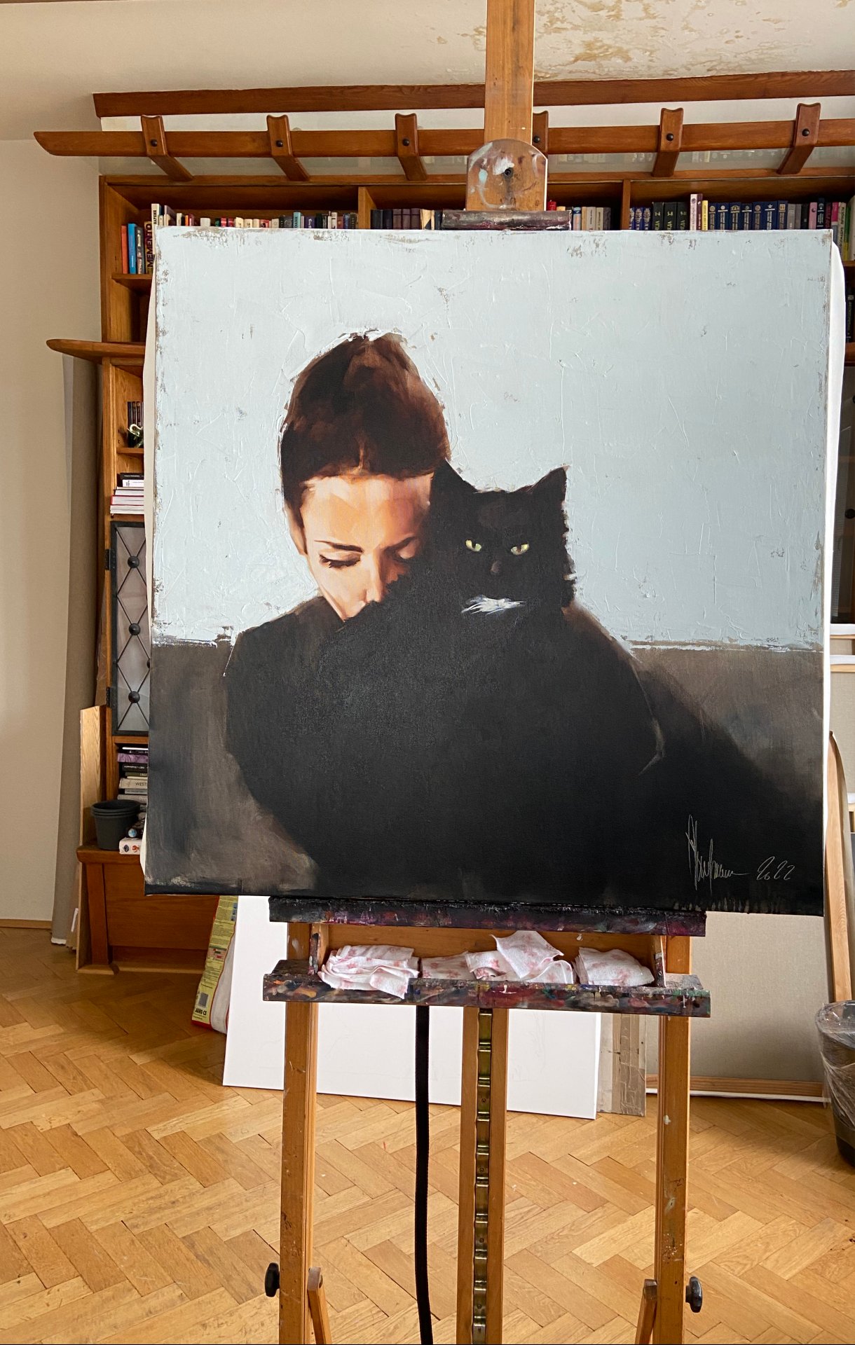 A sad portrait.