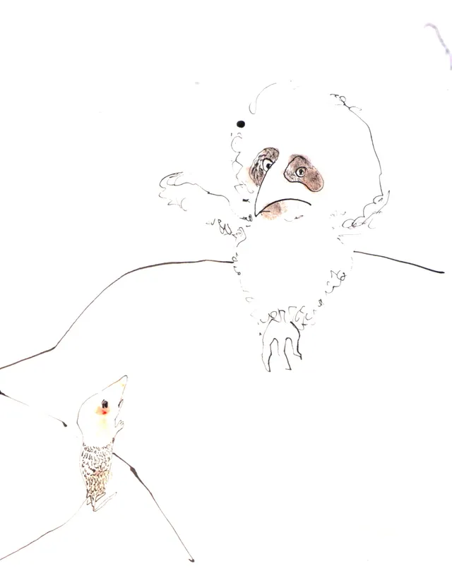 Ink on paper