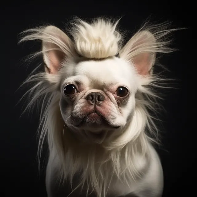 Frenchy à la longue chevelure