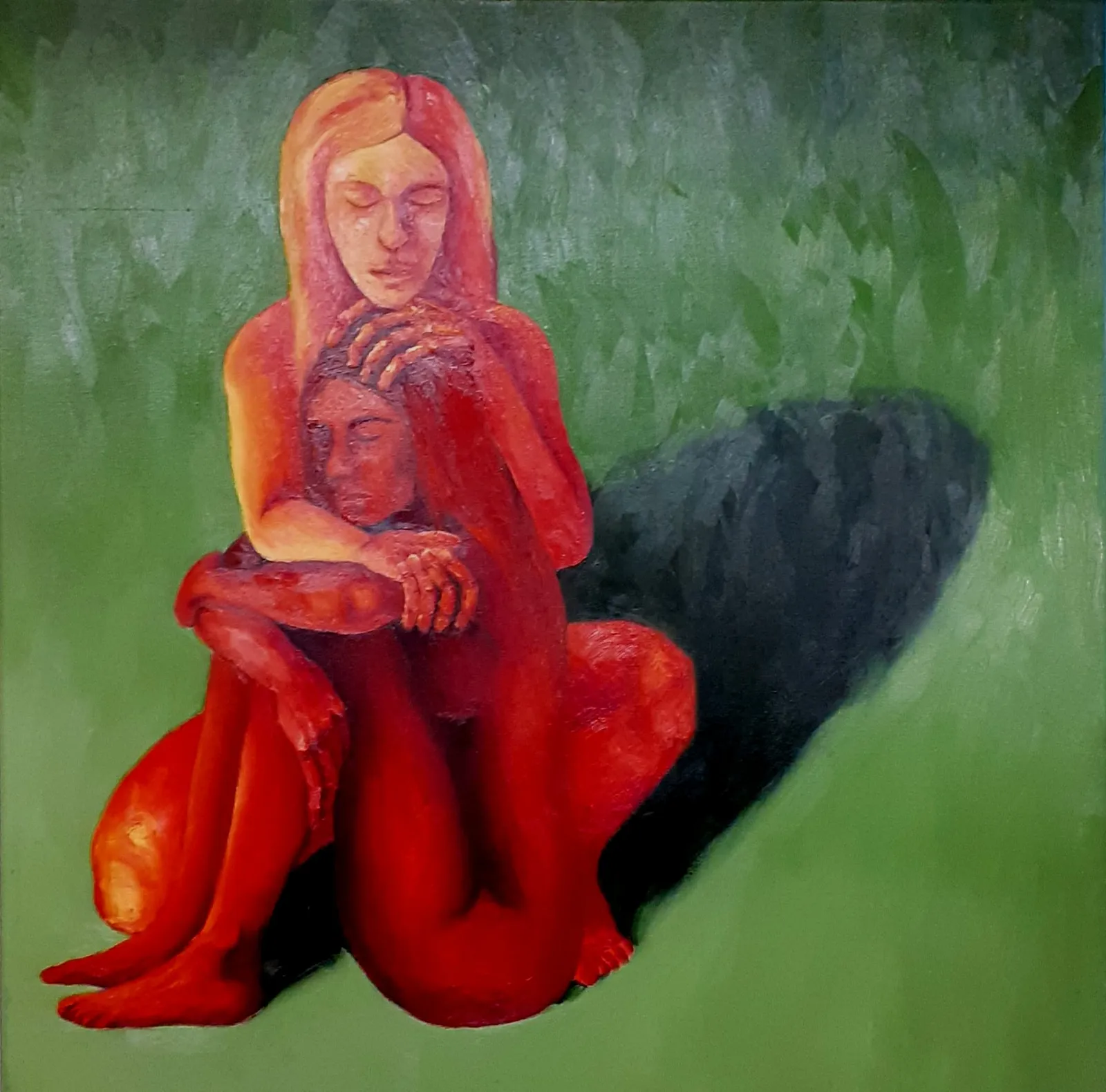 Vriendschap 2 · 1997 · 90×90 cm