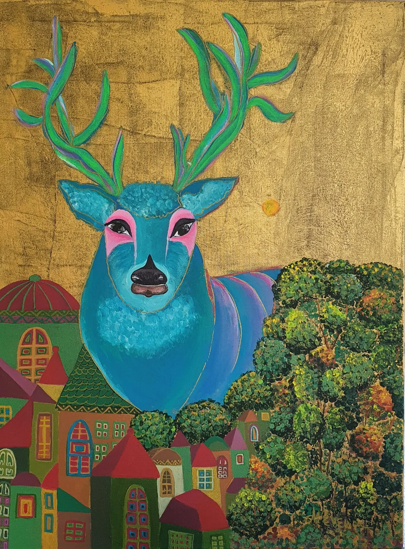 Cernunn · 2021 · 60×80 cm