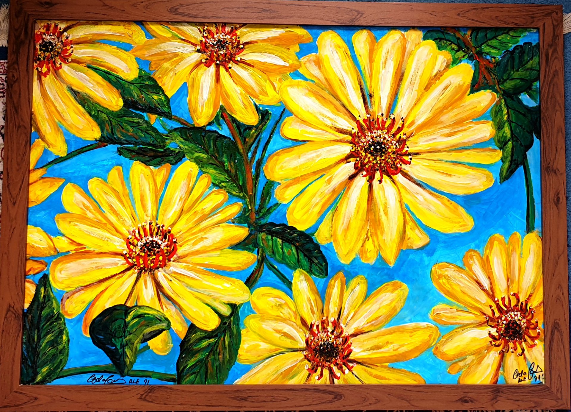 Plethora of English Marigolds, Exuberant Expressionist Explosion Of Summer Flora ☀