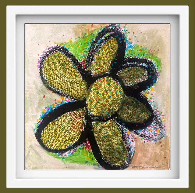 Mosaic flower