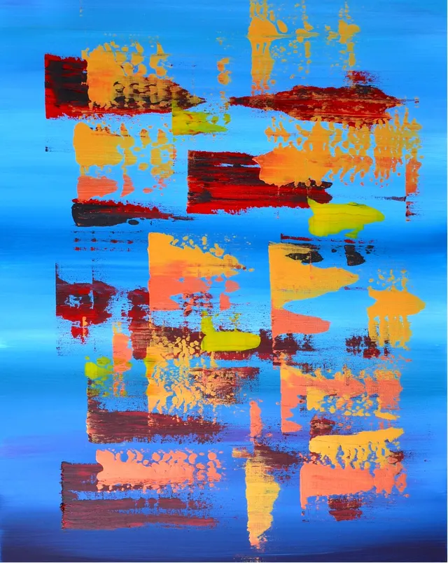 set of 2 abstract