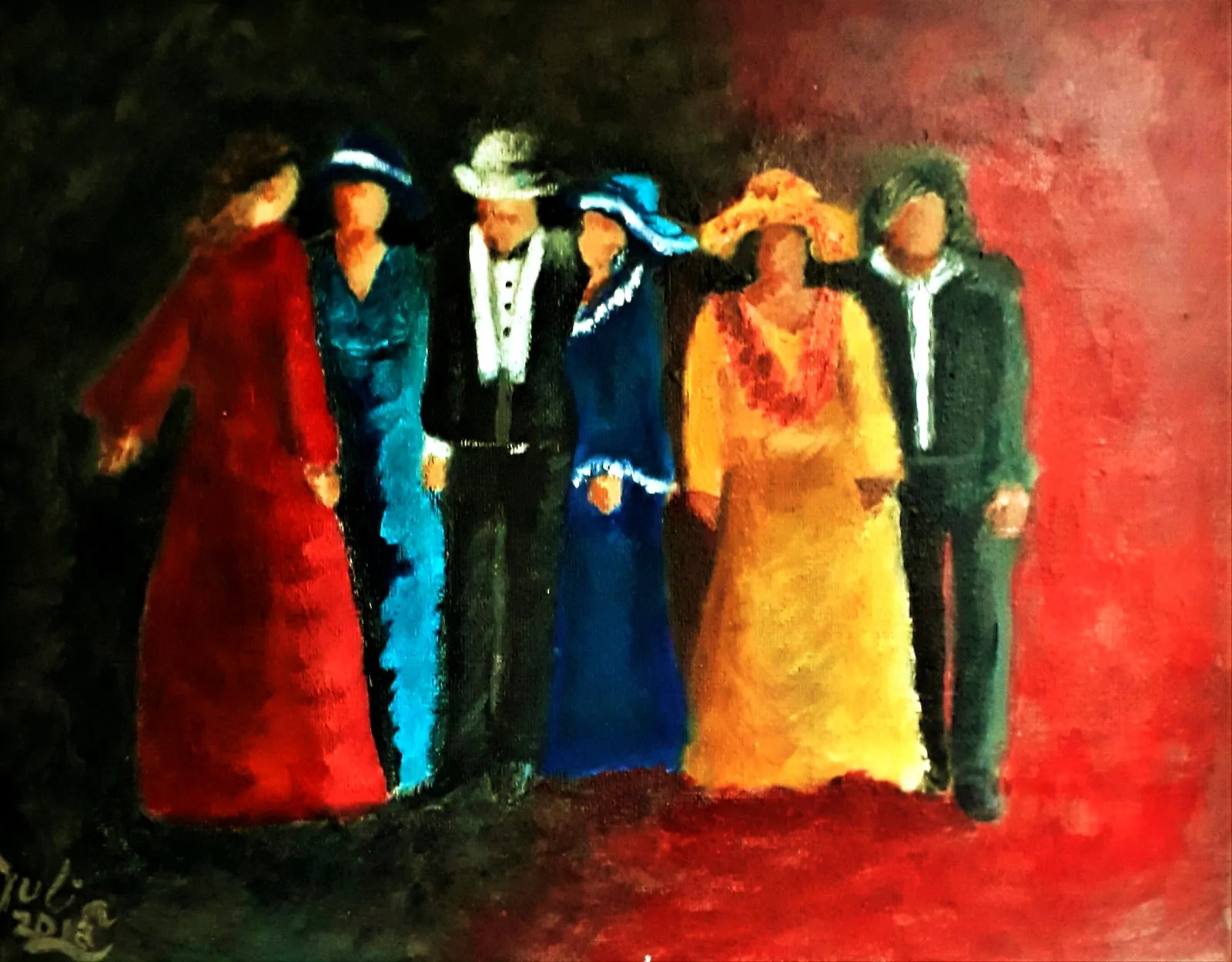 Save the last dance.... · 2018 · 30×24 cm