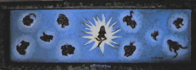 Praying frog