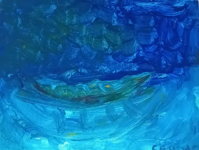Blue boats