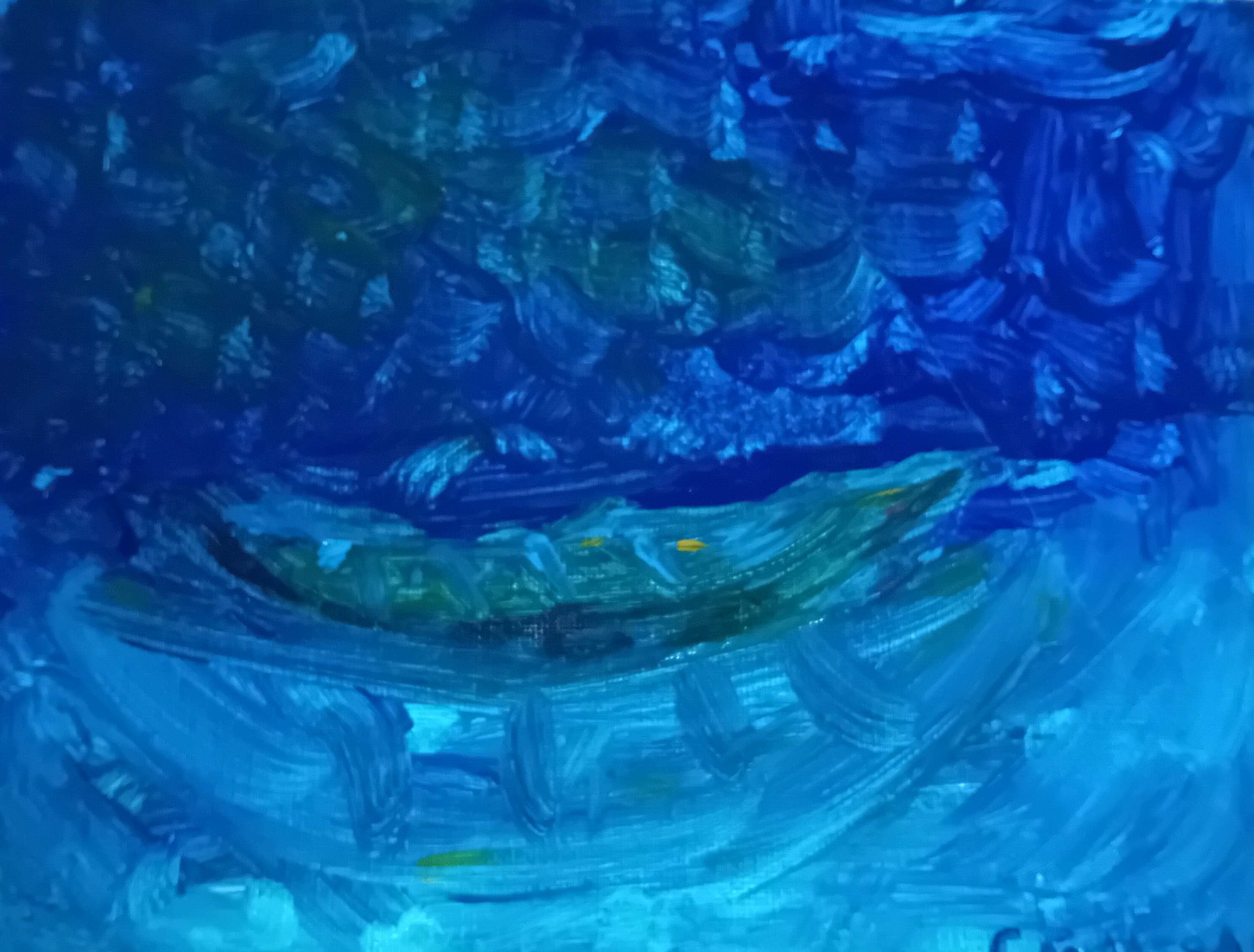 Blue boats