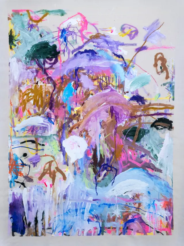 #3 From the series 'The painting that wants to break free from itself'