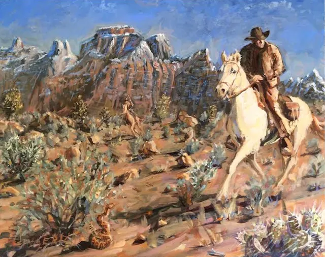 Riding Past Zion