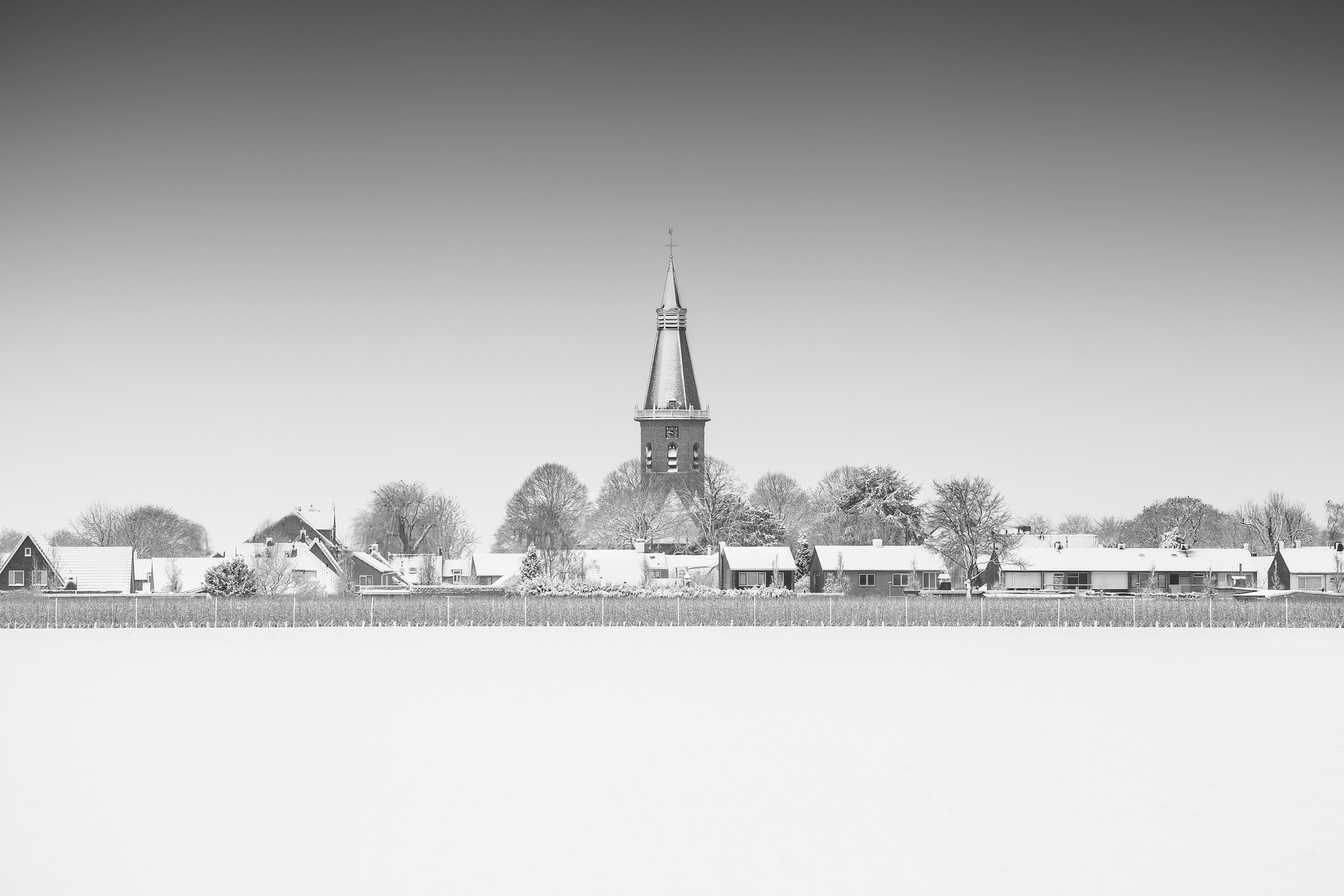 Church in Snow, single edition 1/1