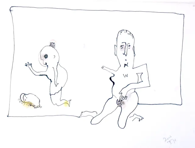Ink on paper