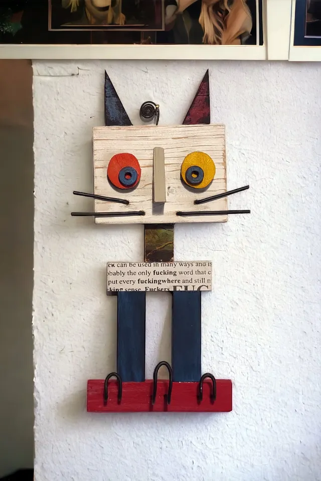 Funny Cat Key holder