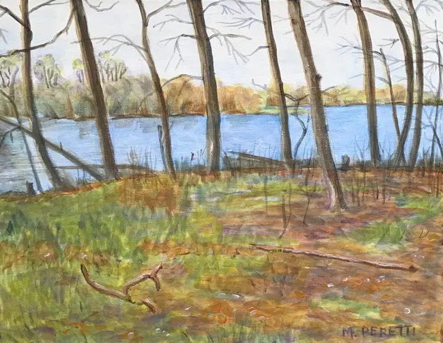 April at Reed Pond