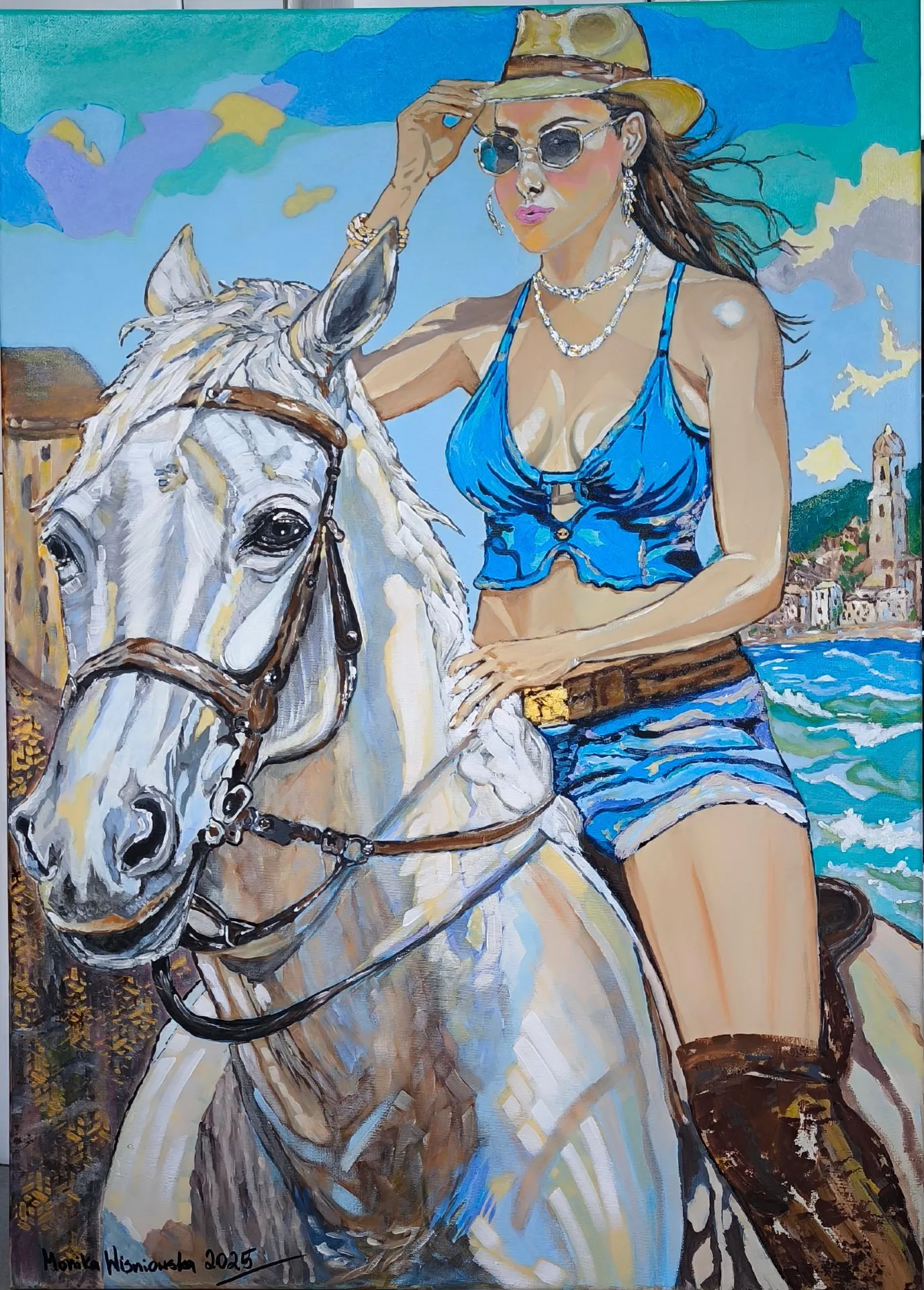 Wakacje · 2025 · 50×70 cm