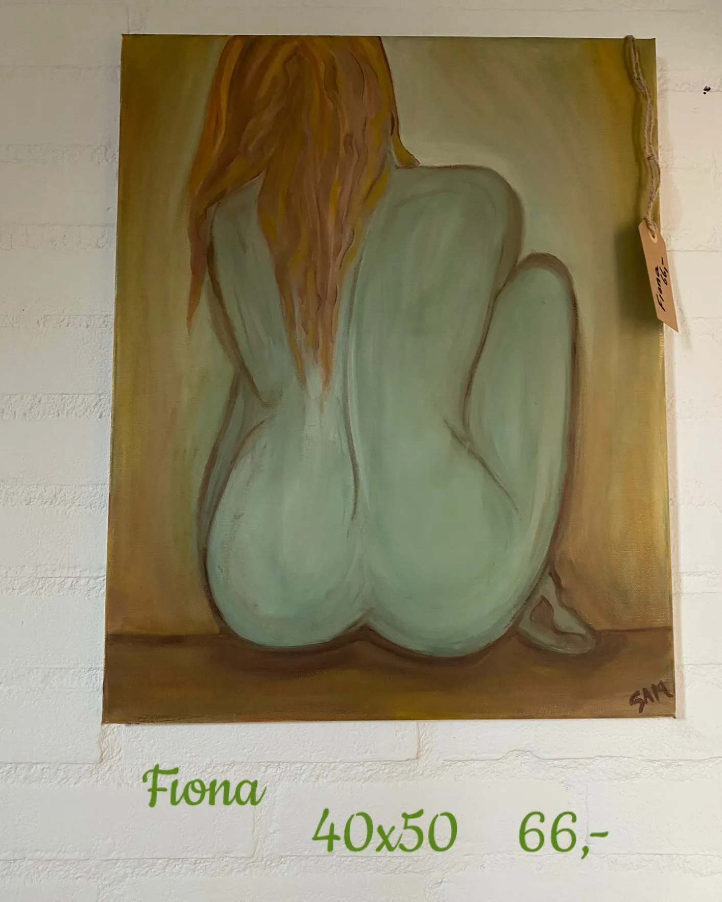 Fiona — Sam Bijl, oilpainting