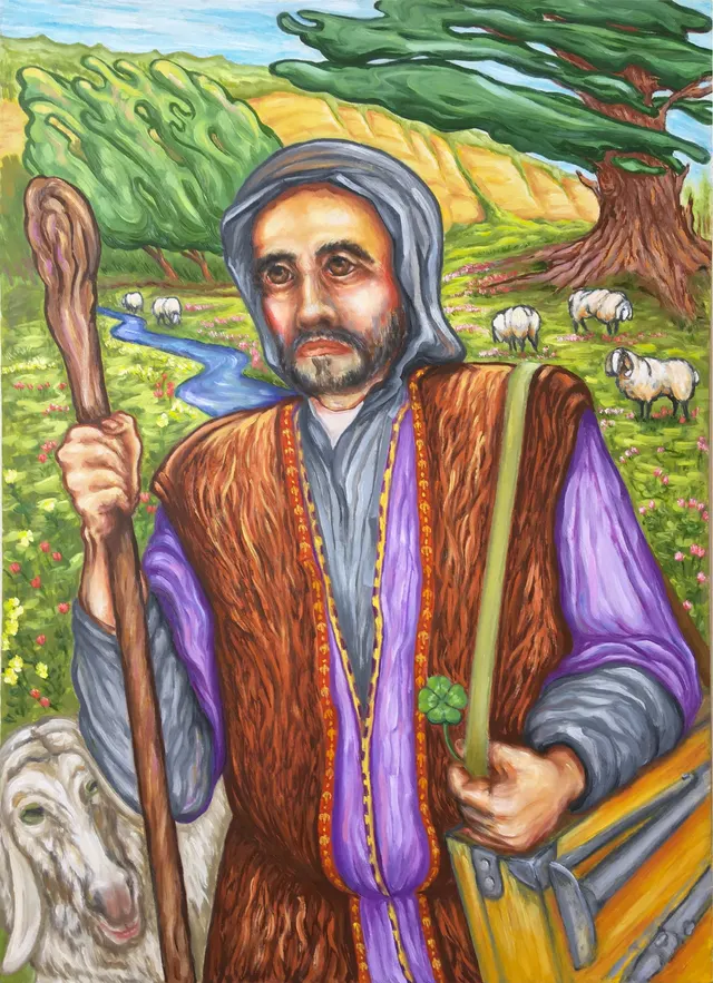 Shepherd in the plein air