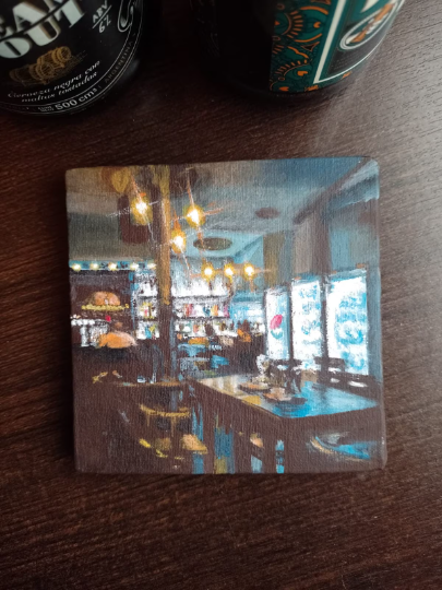 Painting of Argentinian Bar