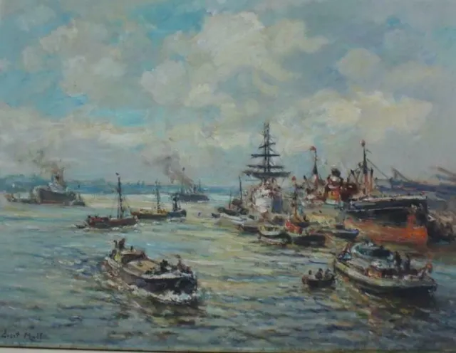 Bedrijvigheid in de Rotterdamse haven
