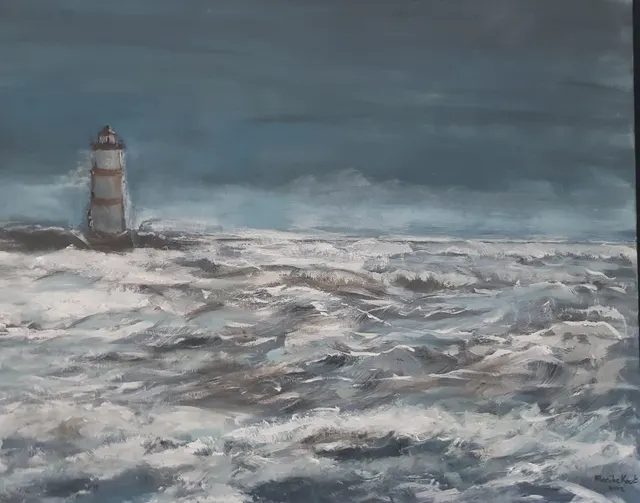 There is the lighthouse!