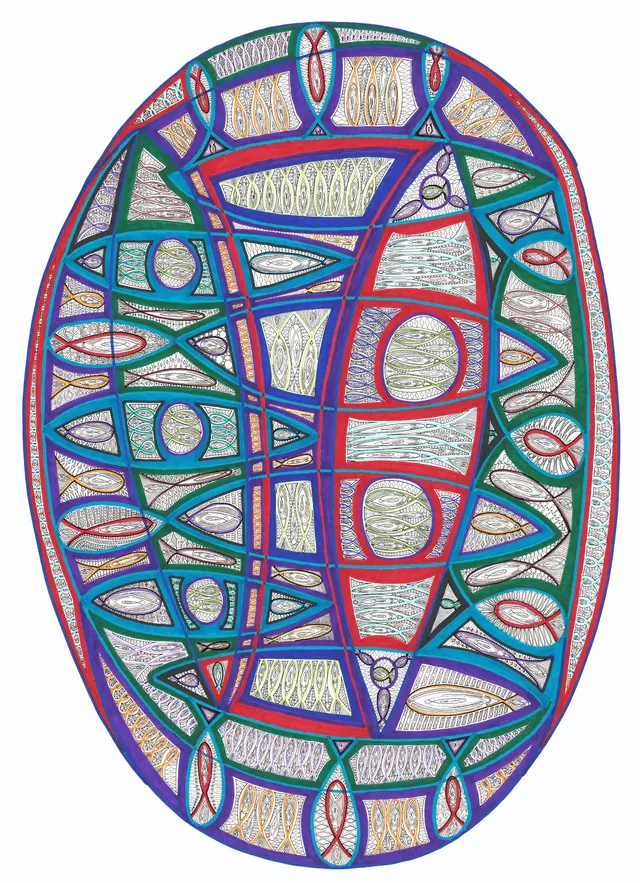 EGG 2019 A2 Rotring drawing Giclée  Artprint