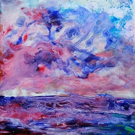 Waves | Small Abstract Seascape Painting