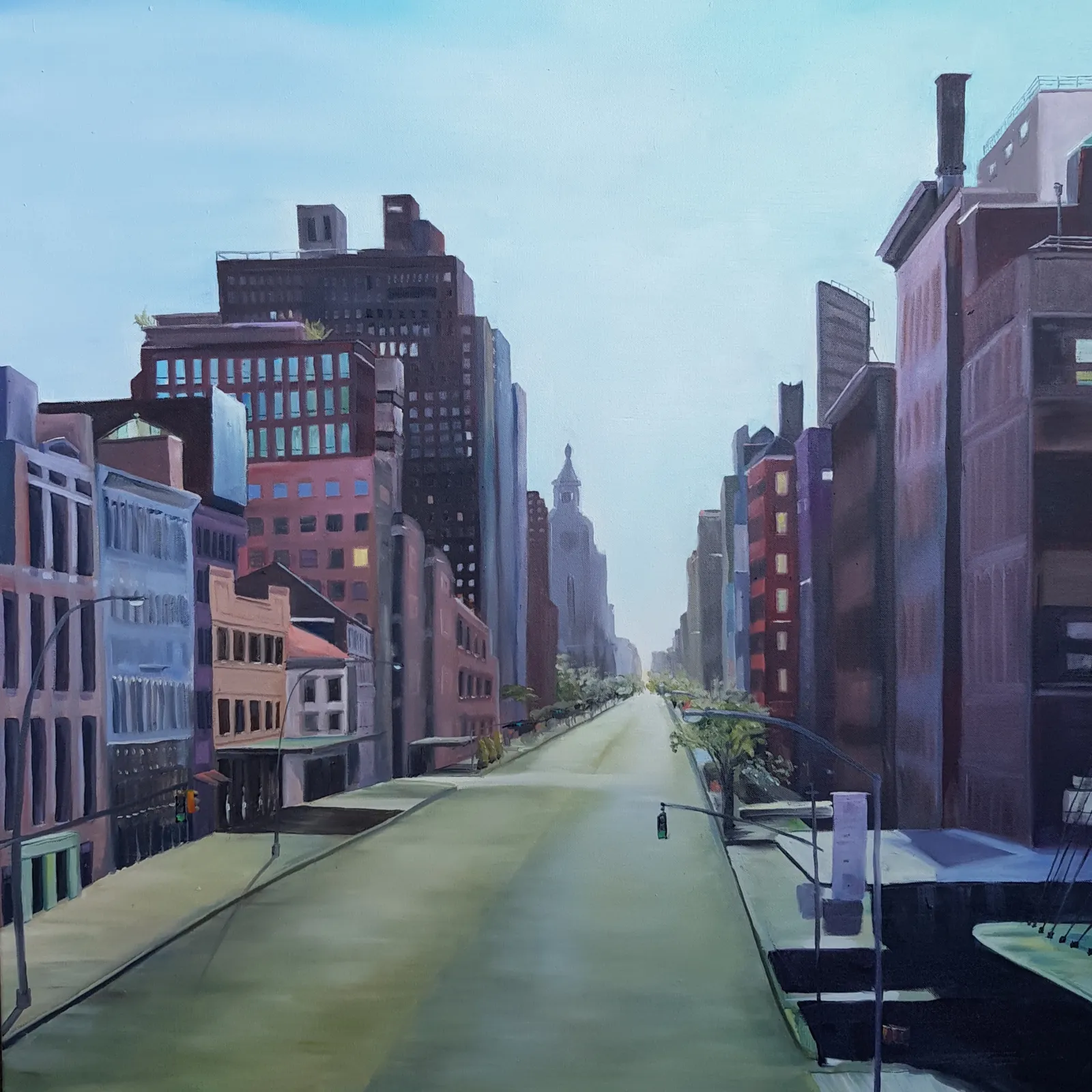 Meatpacking District · 2020 · 80×80 cm