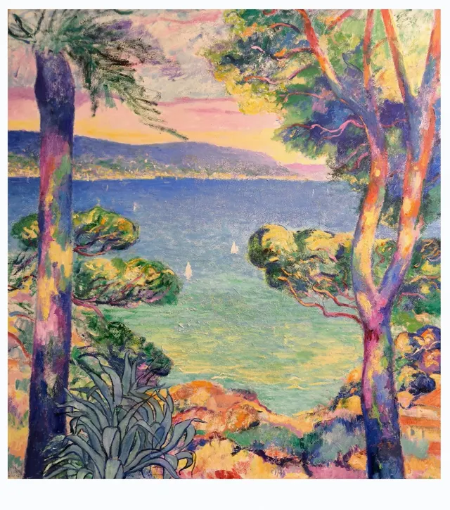 Cote d' Azur evening light