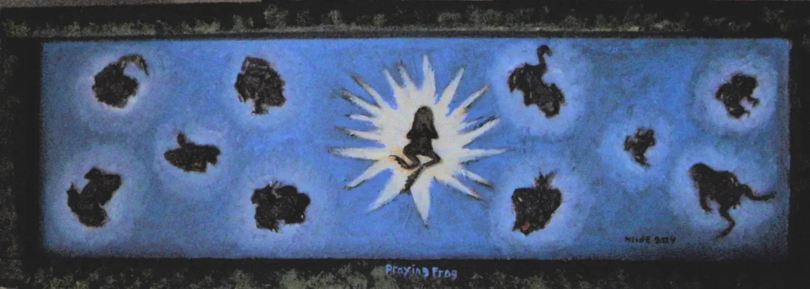 Praying frog