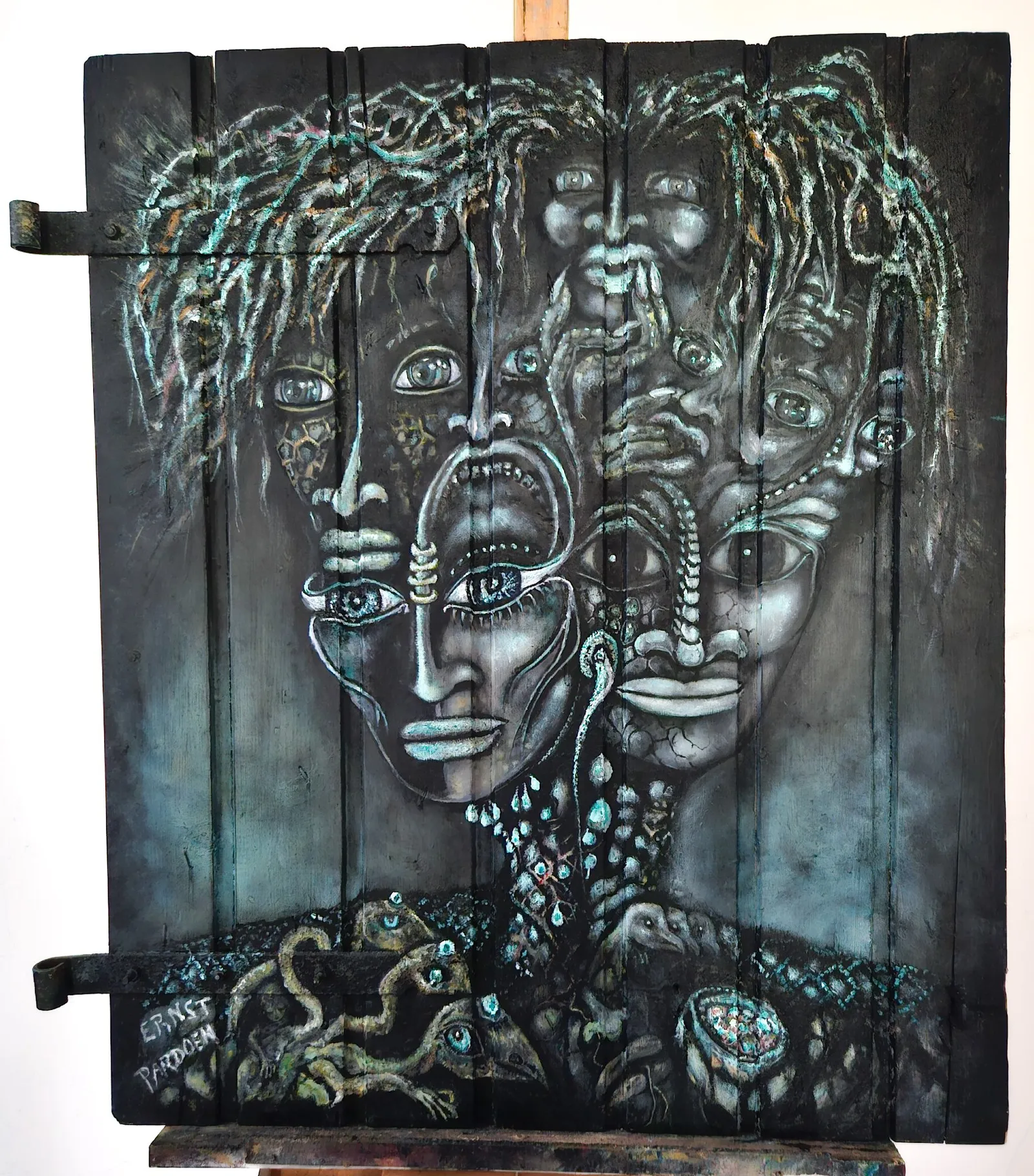 And who am I today · 2025 · 85×85 cm