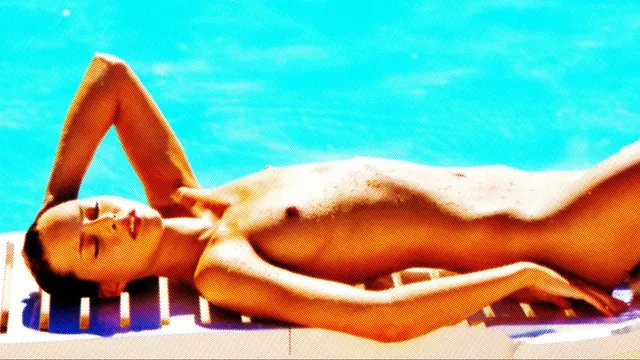 Woman at the Pool