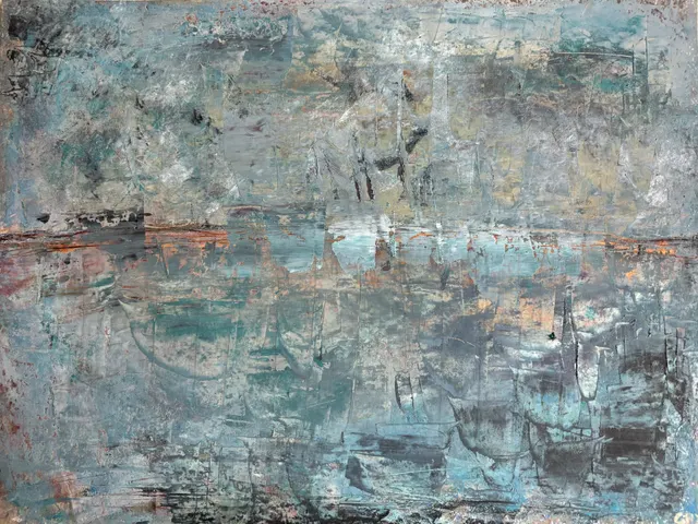 Oil & Coldwax on paper