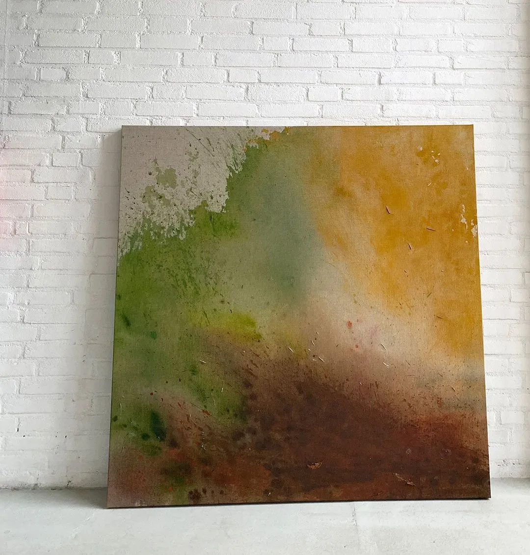 All the leaves are brown · 2022 · 130×130 cm