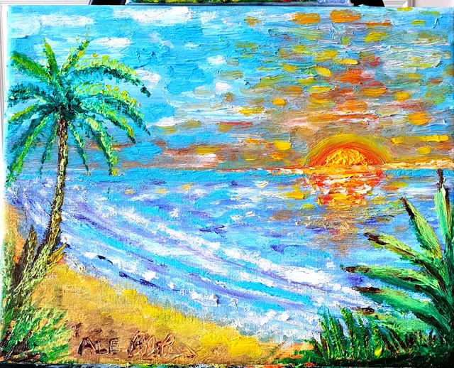 A Mediterranean Costal Scene