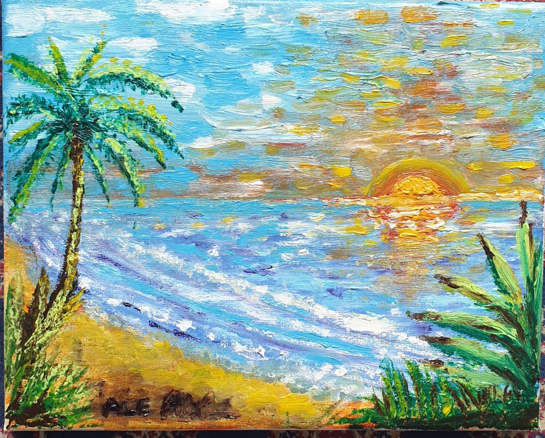 A Mediterranean Costal Scene