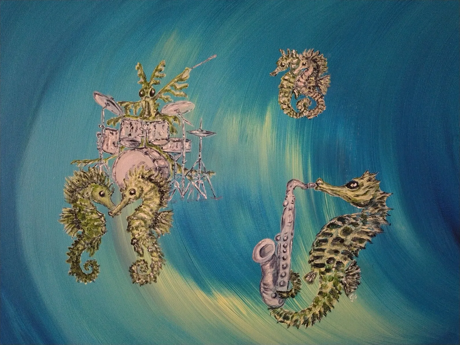 Party time · 2025 · 50×60 cm