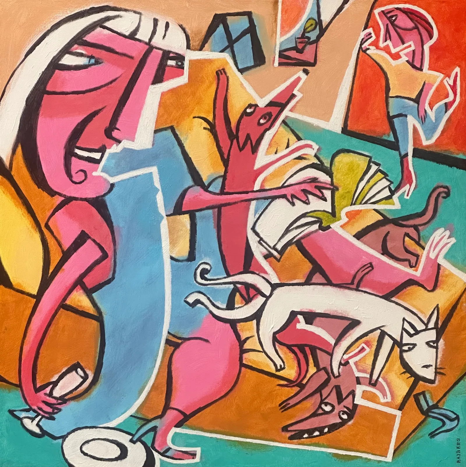 Review · 2010 · 70×70 cm