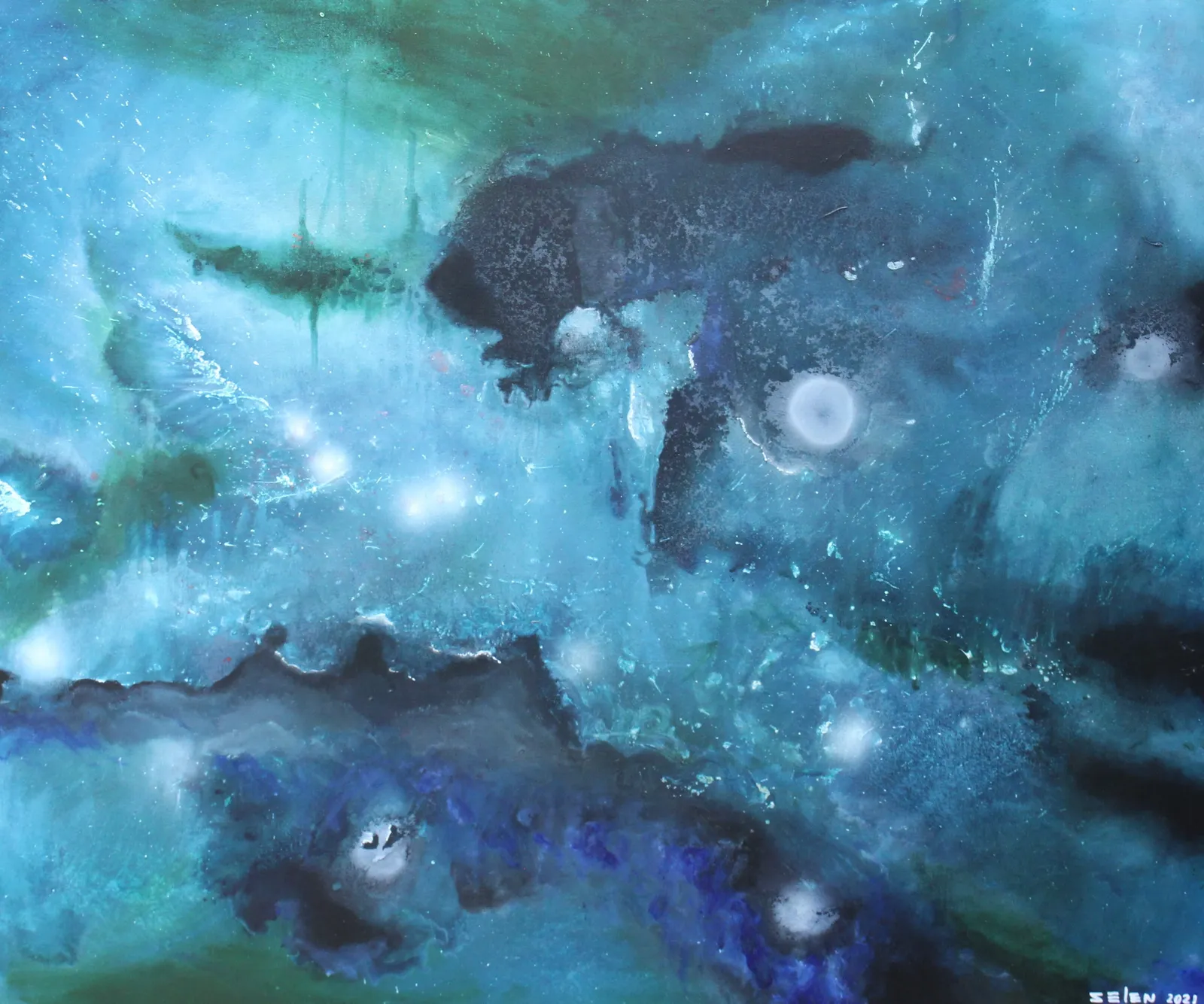 The afterworld · 2021 · 120×100 cm