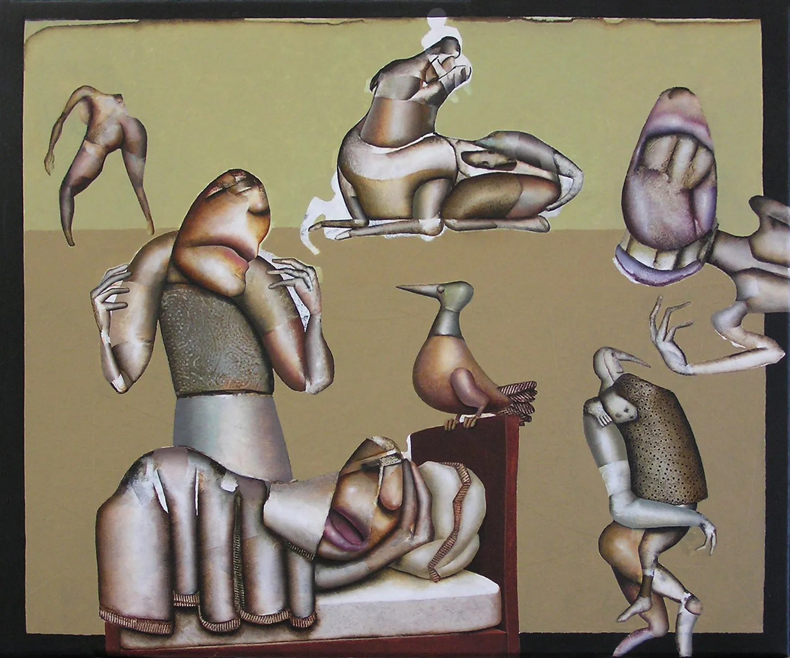 The Weight on my Shoulders · 2022 · 60×50 cm