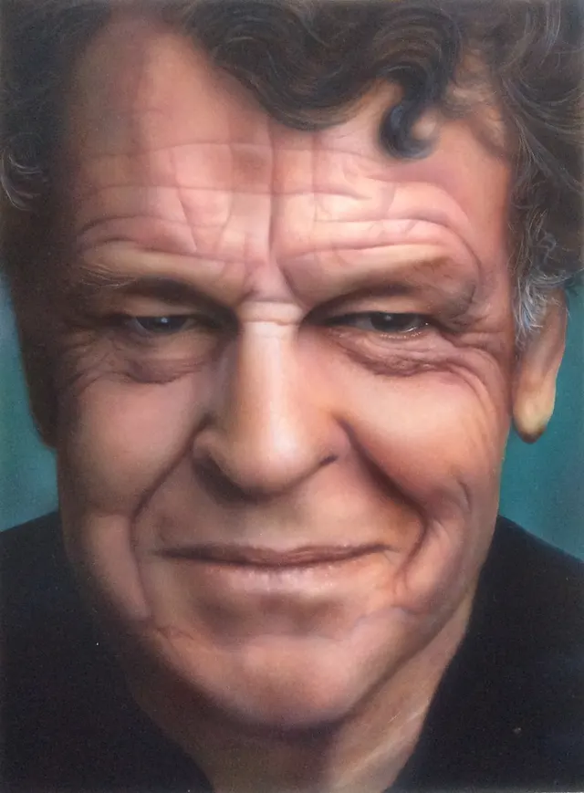 Photorealistic portrait of John Noble