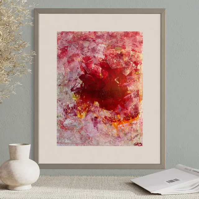 Oil & Coldwax on paper