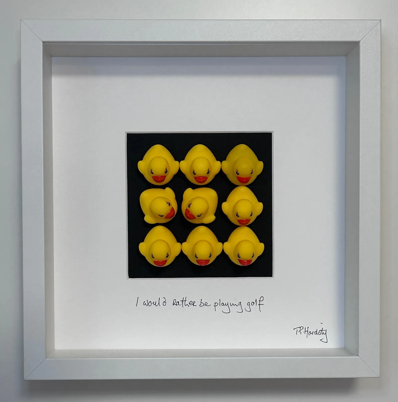 I would rather be playing golf · 2025 · 26×26 cm