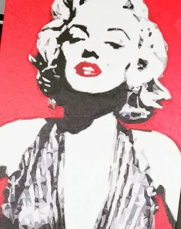 Beautiful Marilyn · 2023 · 60×80 cm