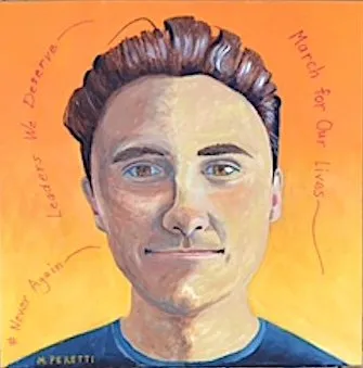 David Hogg · 2024 · 61×61 cm